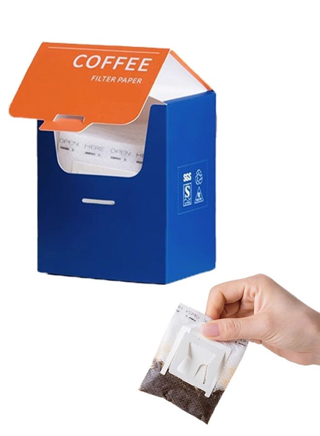 Premium Coffee Filter Paper – Natural Unbleached Disposable Filters for Drip & Pour Over Coffee, Easy Use & Clean Taste – Pack of 100 - Image 1